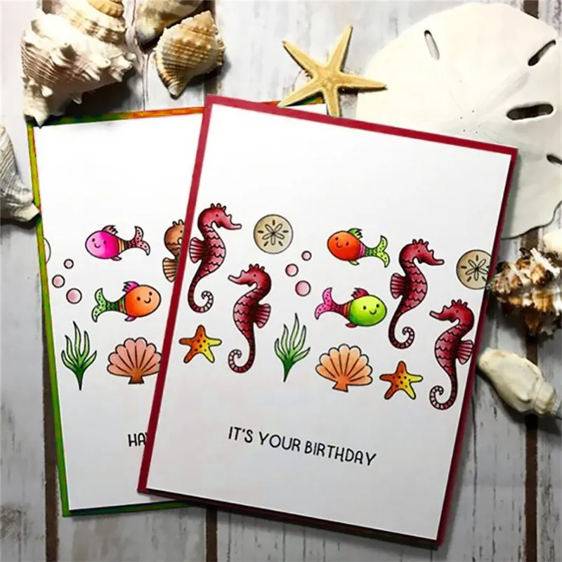 

InLoveArts 23Pcs/Lot New Clear Stamps Card Making Stamps Embossing Stamp Album Alphabet Transparent Clear Silicone Stamp and Die