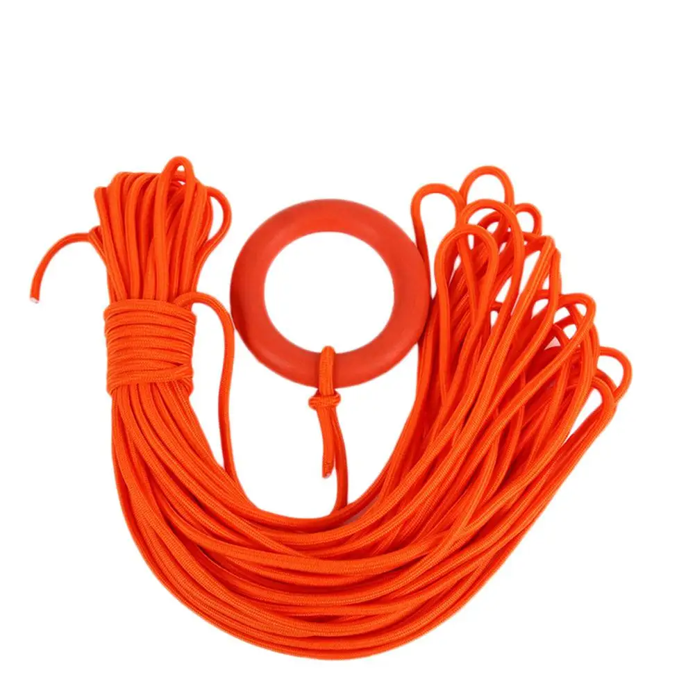 

Mounchain 30M Diameter 8MM Floating Lifeline with Buoyant Water Rescue Rope with Hand Ring