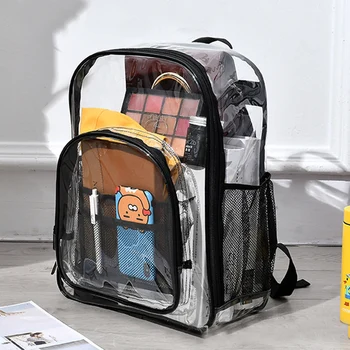 

Backpack Women Ita Bags High Quality Cute Fashion Zipper Casual Clear Bags for Girl Teenage Kids Transparent Backpack Women 2019