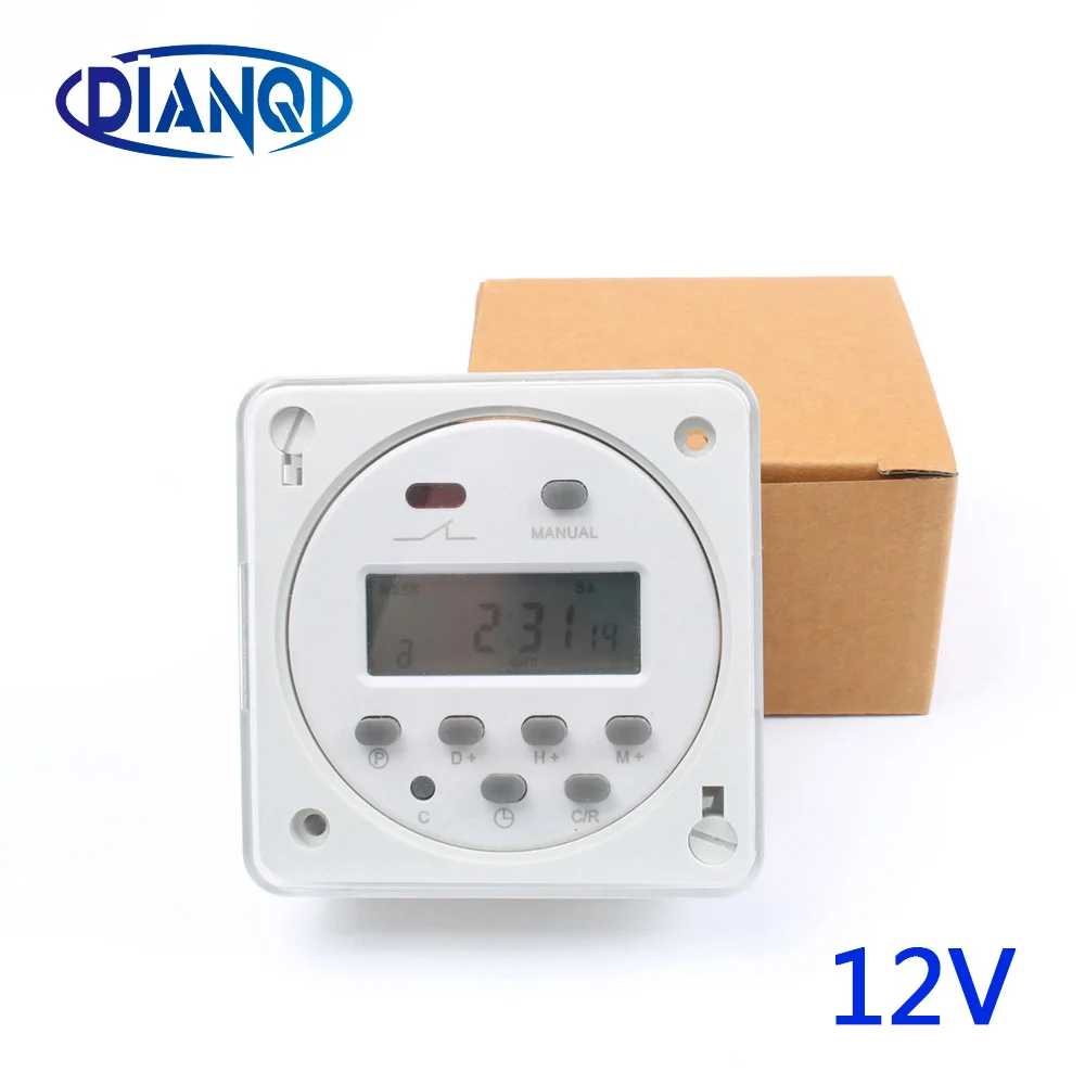 CN101A elais de commutation LCD d/'alimentation numérique Minuterie programmable