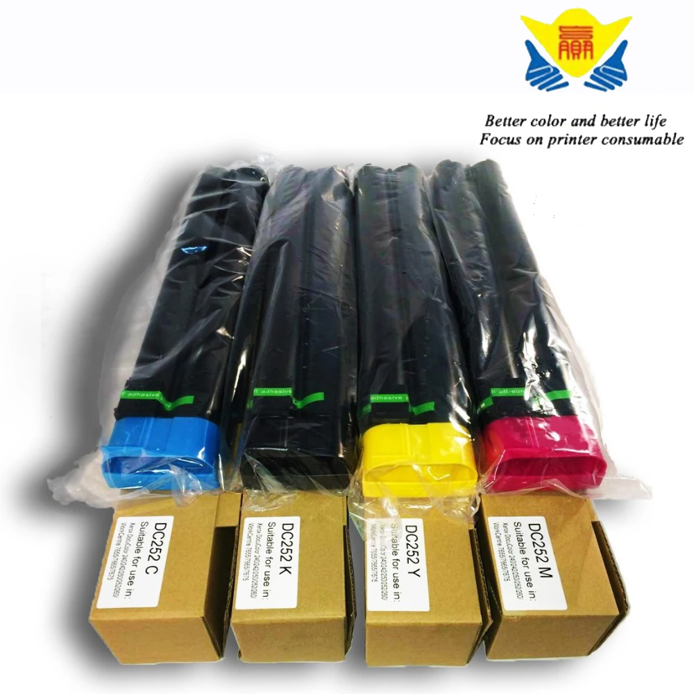 JIANYINGCHEN color Compatible Toner Cartridge replacement for Xeroxs DC252 (4pcs/lot) | Компьютеры и офис