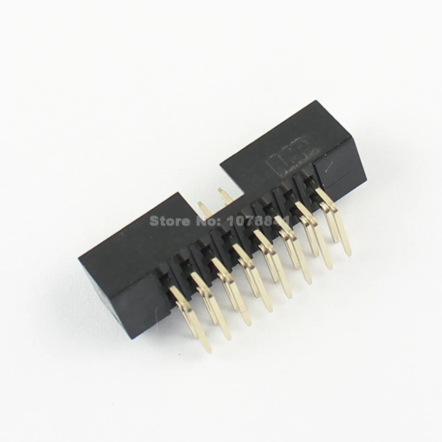 100 шт. в партии 2 мм 2x8Pin 16 Pin правый угол штырь Shrouded IDC Box коннектор|connector 2mm|connector