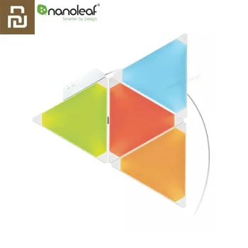 

Youpin Nanoleaf Full Color Smart Odd Light Board Work with Mijia Home APP for Apple Homekit Google Home Custom Setting 4pcs/1box