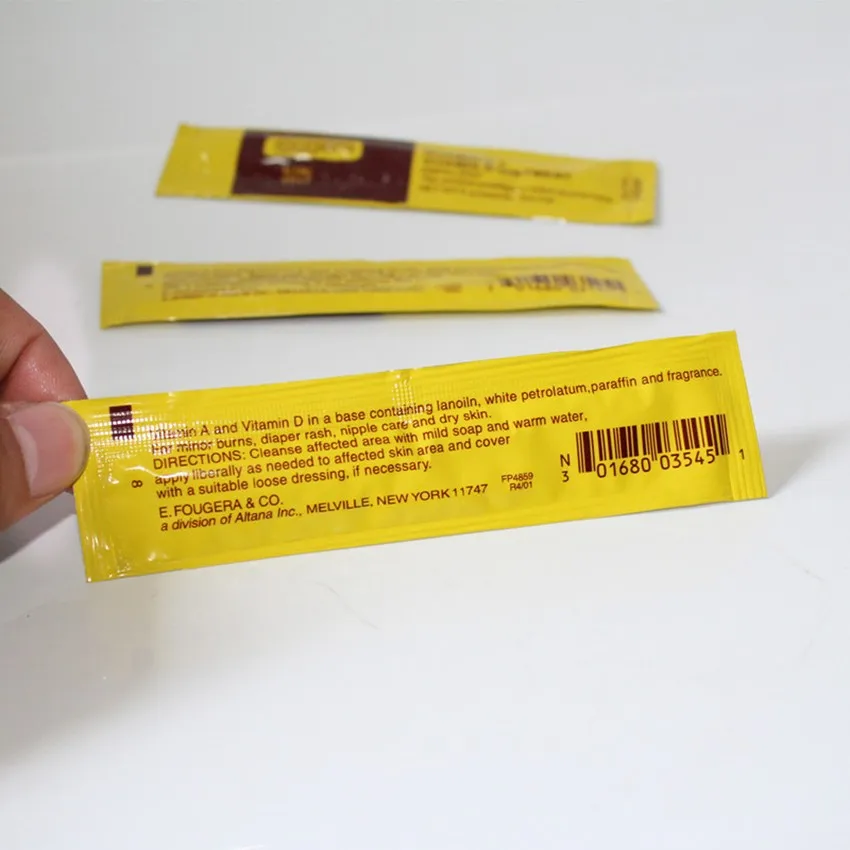 جديد 100 Pcs Fougera فيتامين مرهم A & D مكافحة ندبة الوشم الرعاية اللاحقة كريم ل الوشم الجسم الفن تجميل دائم الوشم اكسسوارات