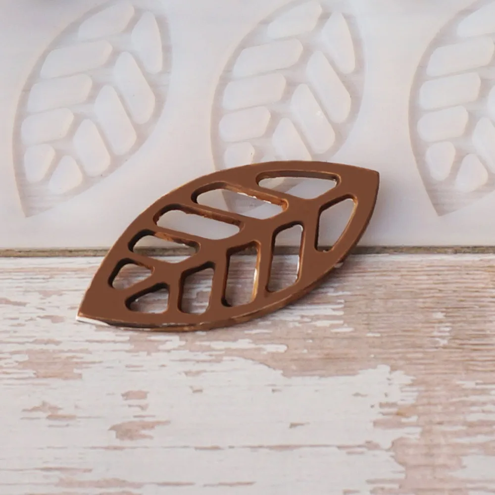 

Leaves shape Non-stick Silicone Chocolate Mold Ice Molds Cake Mould Bakeware Baking Tools