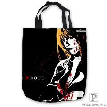 

Custom Canvas death_note_chibi_by_tgcraftTote Hand Bags Shopping Bag Casual Beach HandBags Foldable 180713-08-3