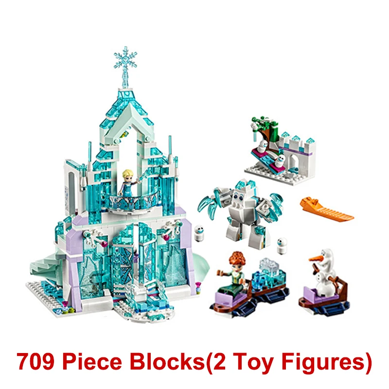 

LEGO Disney Series 41148 Edsa's Magic Ice Castle Assembling Bricks Blocks Toy Kids Building Blocks Educational Toys Gift