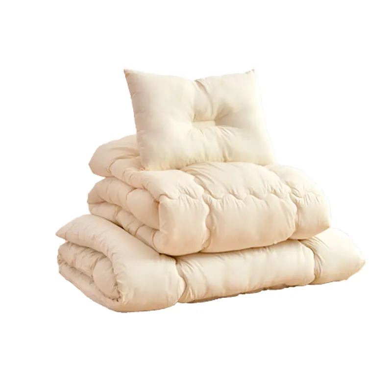 FUTON Mattress Shikifuton Comforter Pillow 3set  3size Made in Japan white New 