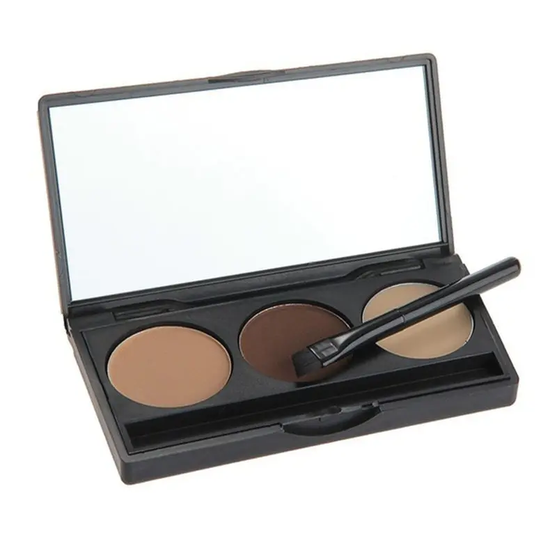 New 3 Colors Eyebrow Powder Eye Brow Eyebrow Enhancer Palette Makeup
