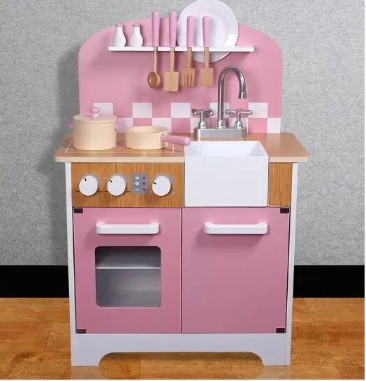 Скандинавский игровой дом игрушки многофункциональная детская игровая игрушка розовая Милая большая кухонная готовка настольная Имитация Модель игрушечная кухонная утварь