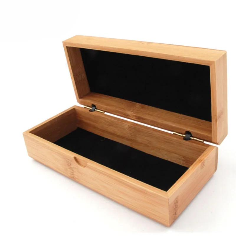 New Arrivals 2016 Wood Grain Leather Hard Glasses Box Eyeglass Sunglass