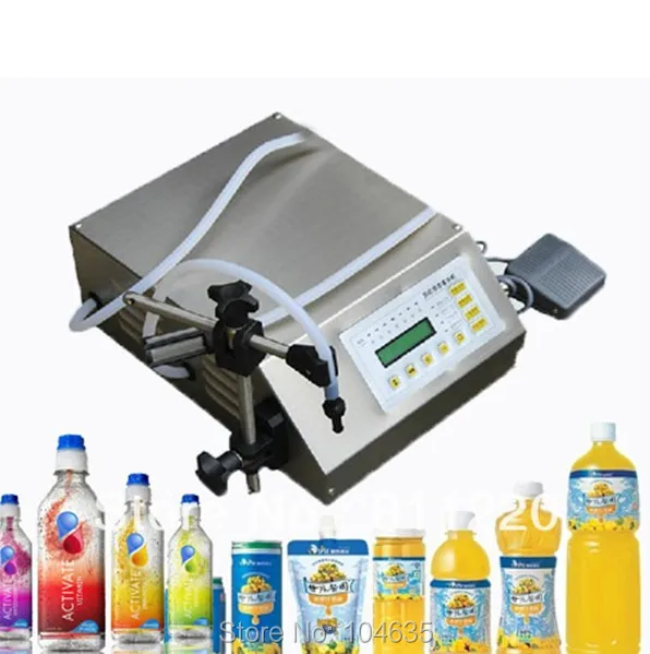 GFK-160 Digital Control Pump Drink Water Liquid Filling Machine bottle filling machine electric filler machine 5-3500ml - Famidy.com