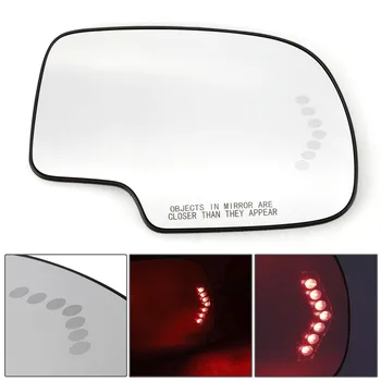 

TAIHONGYU Turn Signal Heated Mirror Glass Right Passenger Side Fit for GMC Chevy Cadillac 2003-2007 88944392