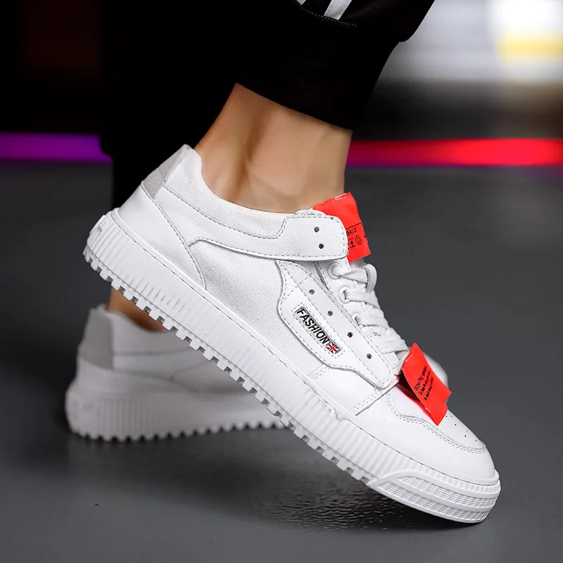 2019 spring and summer new students canvas shoes men's fashion hit color cloth shoes trend low help ins wind men's shoes