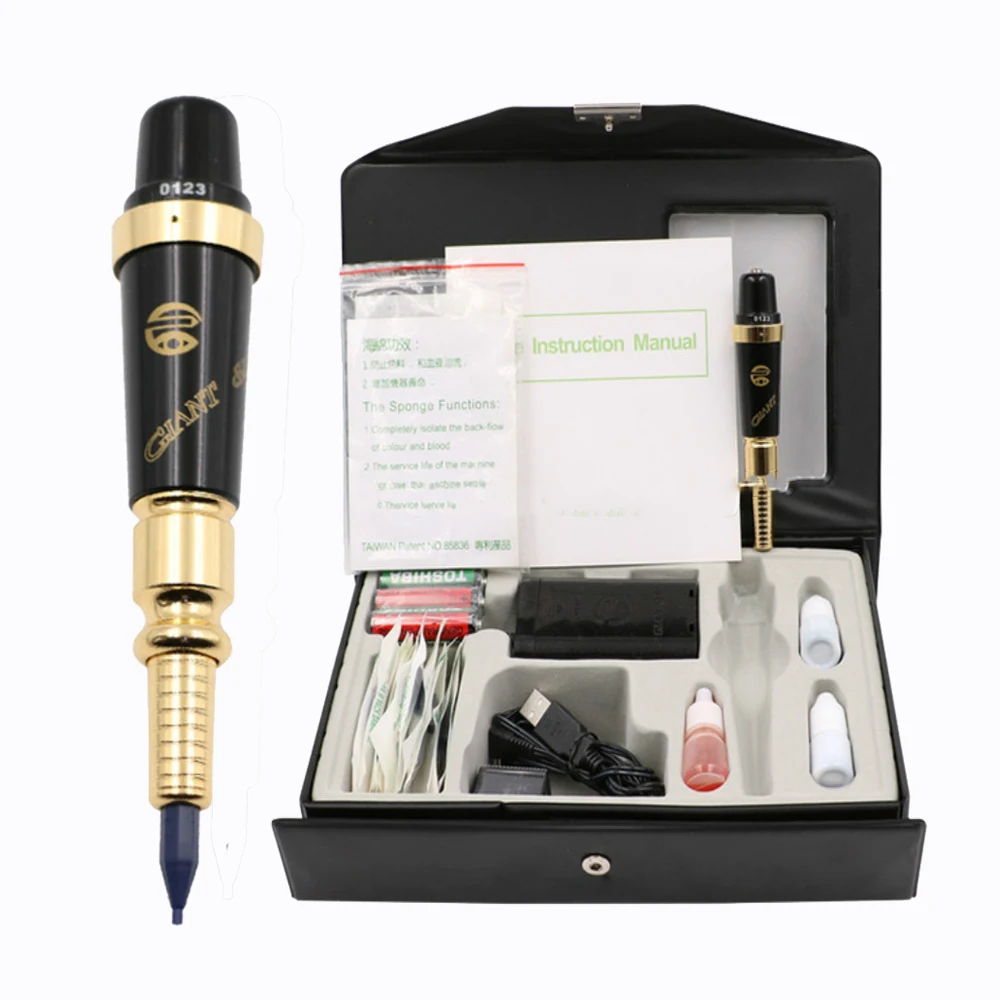 1 Set GiantSun Tattoo Machine Kit Professional Tattoo Gun For Permanent