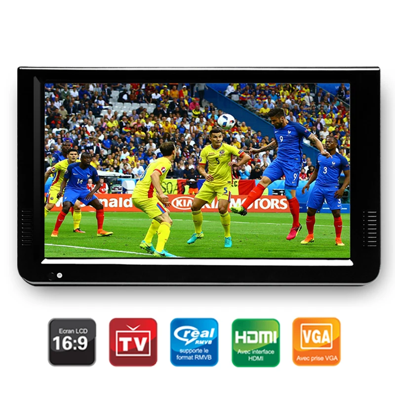  Leadstar 10 Inch DVBT/DVBT2&Analog /ATSC Mini Led HD Portable Freeview Car Digital TV All In 1 HDMI