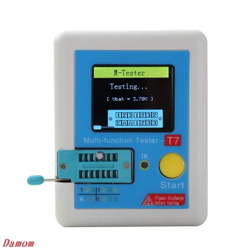 

2018 New LCR-T7 New Transistor Tester TFT Diode Triode Capacitance Meter LCR ESR Meter