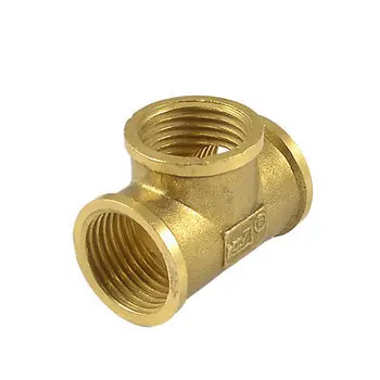 

1/2" NPT Female Thread 3 Way Quick Connector Coupling Air Joint Bronze Tone