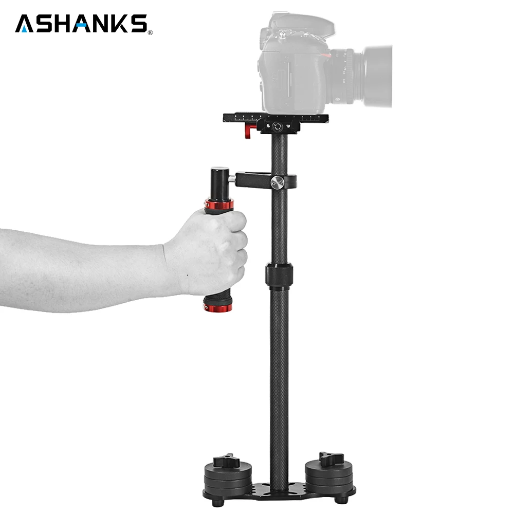 ASHANKS углеродное волокно 57 см/22,4 ''Ручной Стабилизатор Steadycam для DSLR Steadicam Canon sony Nikon GoPro AEE DSLR видеокамера