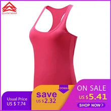 Syprem женский топ для йоги, сексуальные женские майки для йоги, быстросохнущие свободные дышащие майки без рукавов для бега, спорта, фитнеса, 1FT6645