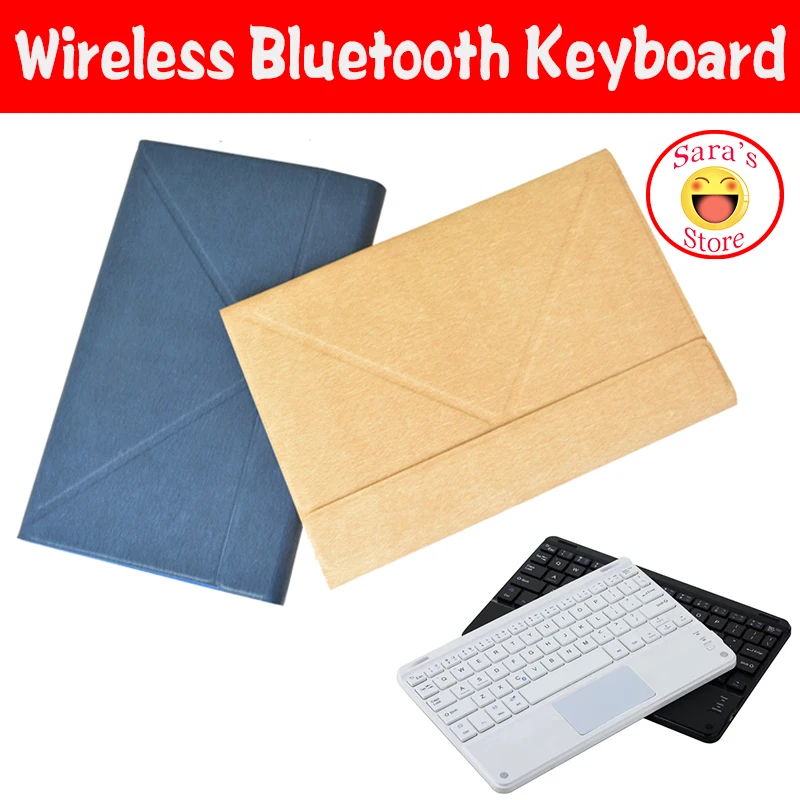 

10.1" Local Language Wireless Bluetooth Keyboard Protective Case For Huawei MediaPad T5 AGS2-W09/L09/L03/W19 Tablet And 4 Gifts