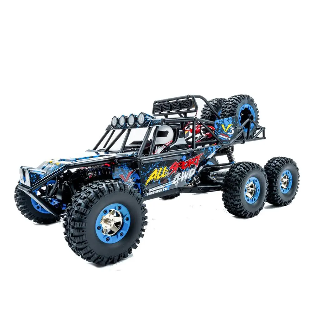 Wltoys 12628 1/12 2.4G 6WD RC Car 550 Brushed 40km/h Rock Crawler With LED Light RTR Toy Boys Birthday Gift