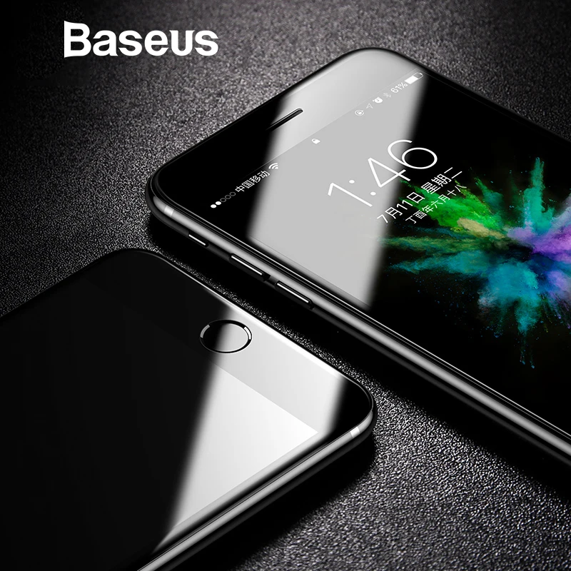 Koop Baseus Gehard Glas Voor iPhone 8 8 Plus Screen Protector Ultra Dunne 9 H Beschermende Glas Voor iPhone 7 7 plus Volledige Dekking Film