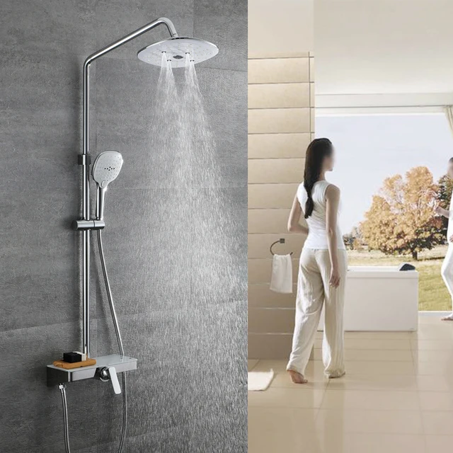 Hideep Bath Shower Set Bathroom Mixer Faucet Rain Tap Hideep Bath Shower Set Bathroom Mixer Faucet Rain Tap Head Rainfall