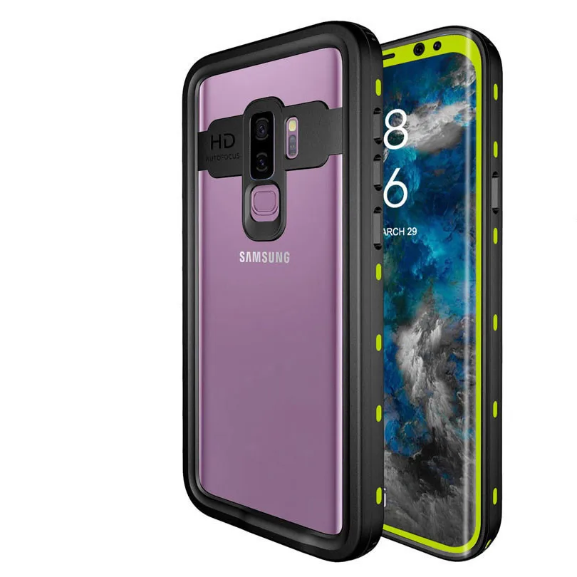 Для samsung Galaxy S9/S9 Plus Note 8 9 чехол Redpepper Dot серии Ip68 Водонепроницаемый для подводного плавания Чехол-Броня из ПК+ ТПУ чехол S901 - Цвет: Green