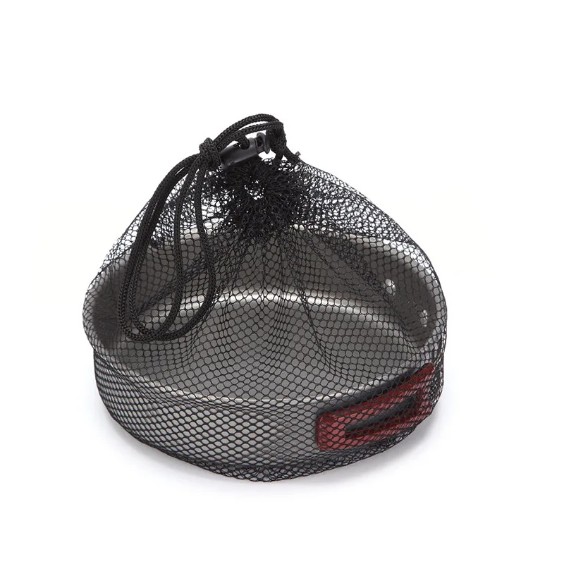 1.1L Camping Pan portátil al aire libre de utensilios de cocina de aluminio antiadherente Pan cocina sartén Camping Picnic senderismo utensilios con bolsa