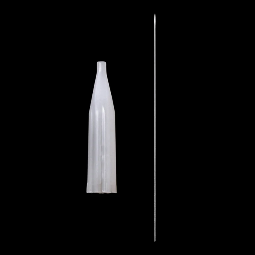 Микроблейдинг иглы и Советы Комплект 50 шт. 1RL Перманентный макияж бровей губ подводка 3D вышивка стерилизованная безопасная для тату машины