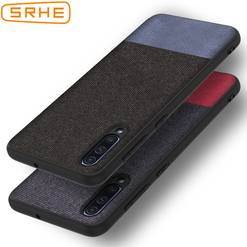 

SRHE For Samsung Galaxy A50 Case Cover 6.4 inch Vintage Cloth Fabric Soft Silicone Full Back Cover For Samsung A50 SM-A505F A505