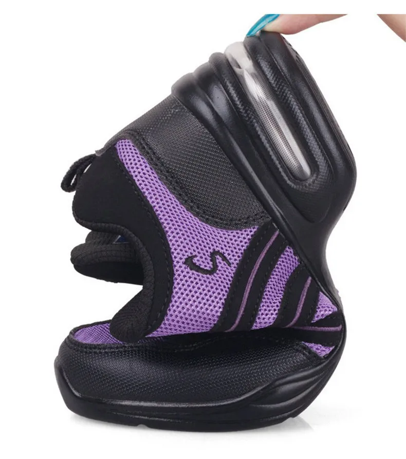 2019 sneaker women shoes Sports Feature Soft Outsole Breath Dance Shoes Sneakers For Woman Practice Shoes Modern Dance Jazz Shoes (7)