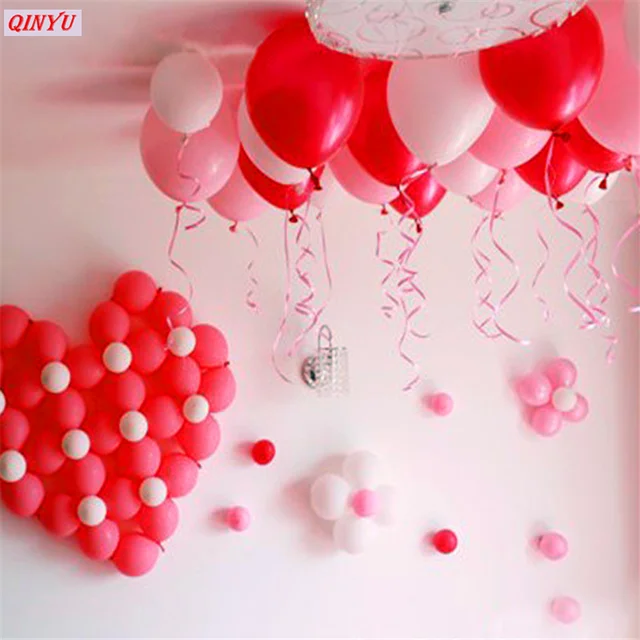 colored balloon tie rope foil balloon plastic tied rope gift flower