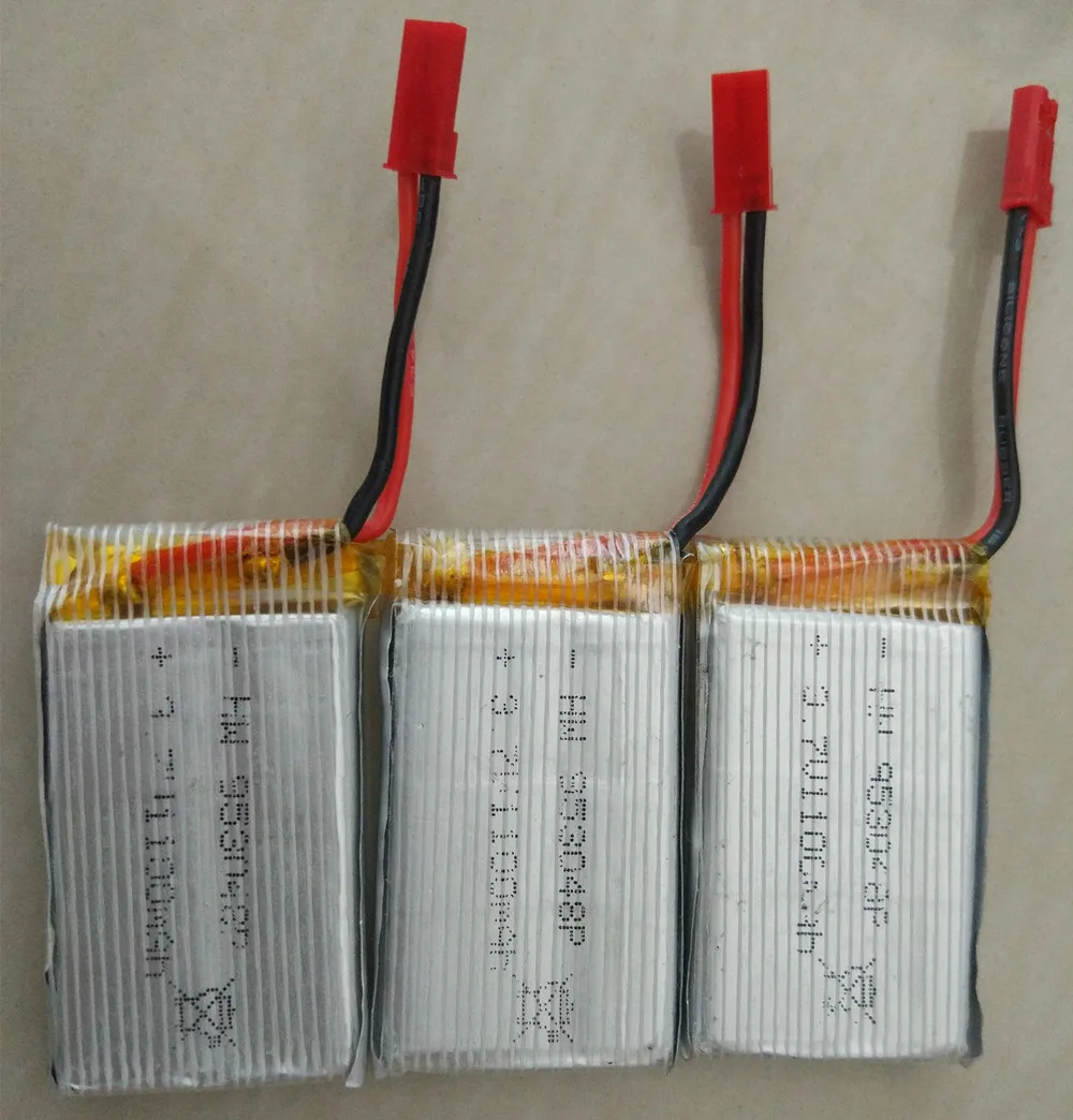 3pcs Original JJRC H11D H11C H11WH battery Ultra high Capacity 3.7V