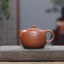 Сырой руды Чжоу Тин Полный ручной прозрачный цемент нежный Бриз свободно дует чайник прямо с фабрики кусок поколения волос
