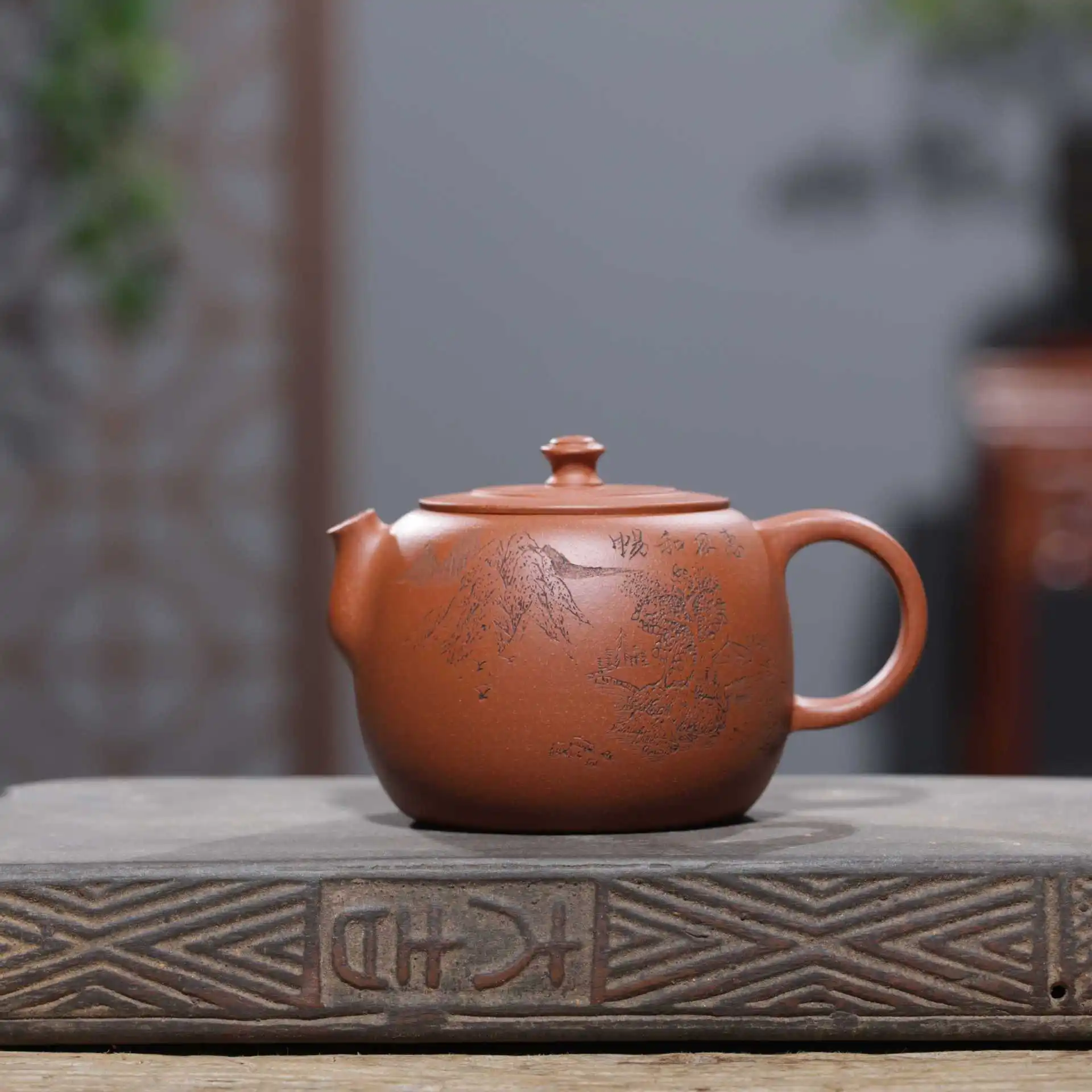 

Raw Ore Zhou Ting Full Manual Clear Cement A Gentle Breeze Is Freely Blowing Kettle Factory Direct A Piece Of Generation Hair