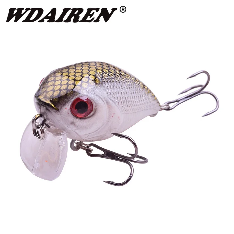 1 piezas Crank pesca señuelos 5 cm 7g Topwater Wobblers Swim jig cebo Artificial Japón pesca señuelo de la pesca pesca WD-424