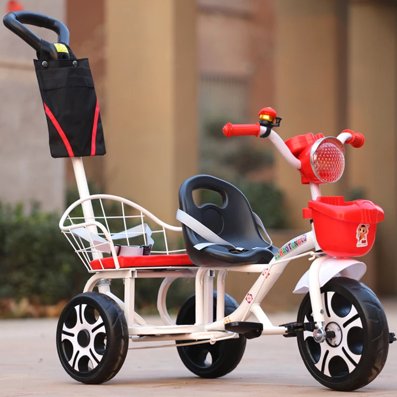 Twins kids tricycle twins baby bicycle 