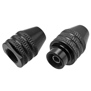 

0.3-3.4mm 3 Claw Keyless Drill Collet Excellent Aluminium Alloy 3 jaw Chuck Adapter Impact Hex Shank Driver Tool