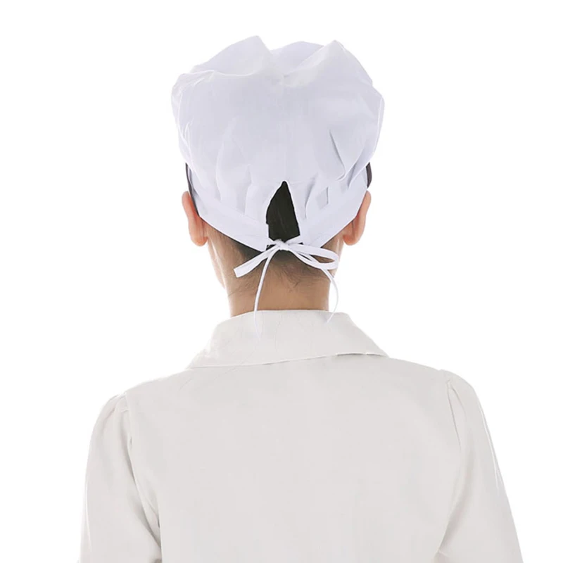 Chef Hat Female Kitchen Sanitation Cap Canteen Restaurant Food Bakery Baking Ventilation hat hotel uniform chefs hat