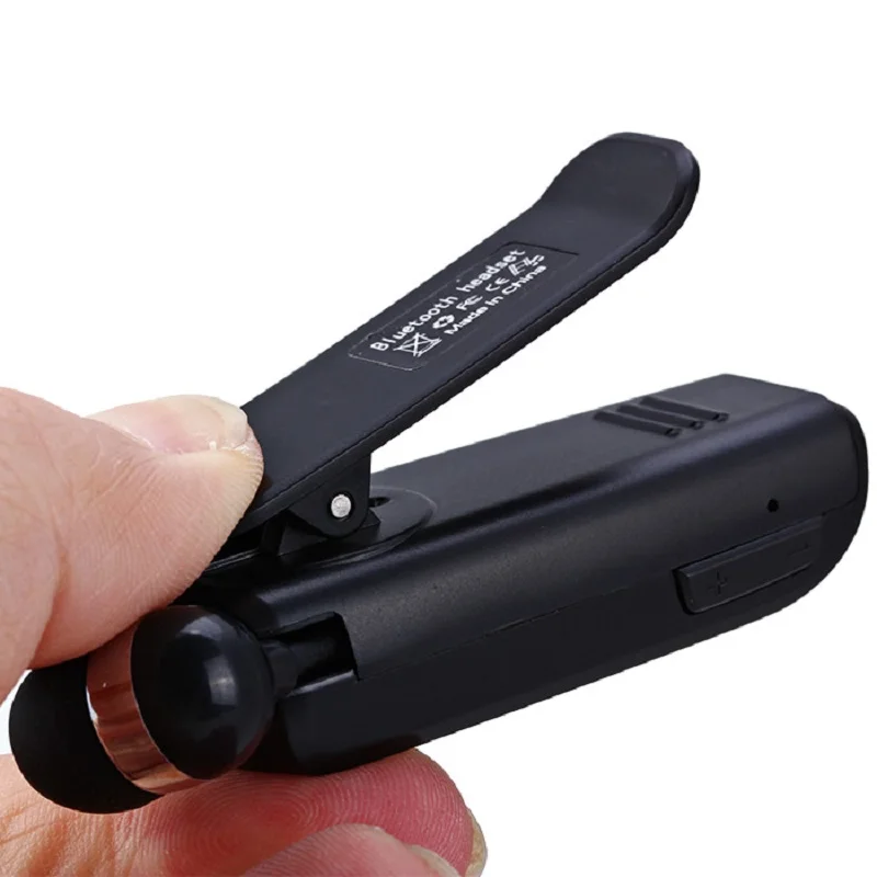Fineblue F910 Wireless Bluetooth V4.1 Headset In-Ear Vibrating Alert Wear Earphone Retractable Clip-on Earphone For Smart Phone (3)