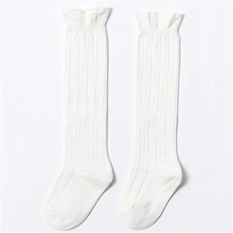 1 пара Демисезонный 0-3 Детские носки для младенцев Девочки новорожденных малышей Кружевные гольфы длинные гольфы милые носочки Infantile милые носочки