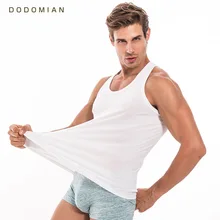 Майка Для мужчин хлопковый топик белый жилет Повседневное Мужской Верхняя одежда DO DO MIAN T шорты майка для фитнеса Колготки высокого качества