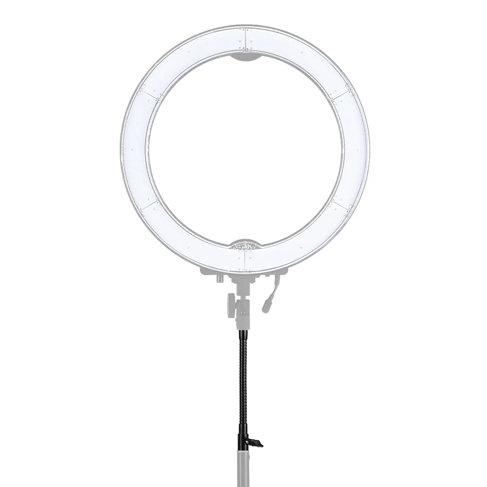 26.5cm/10.4" Bendable Metal Tube Light Stand Extension Arm for LED Ring