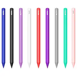 Силиконовый чехол для Apple Pencil 2nd поколения защитный рукав iPencil 2 Grip кожного покрова держатель для iPad Pro 11 12,9 дюймов 2018