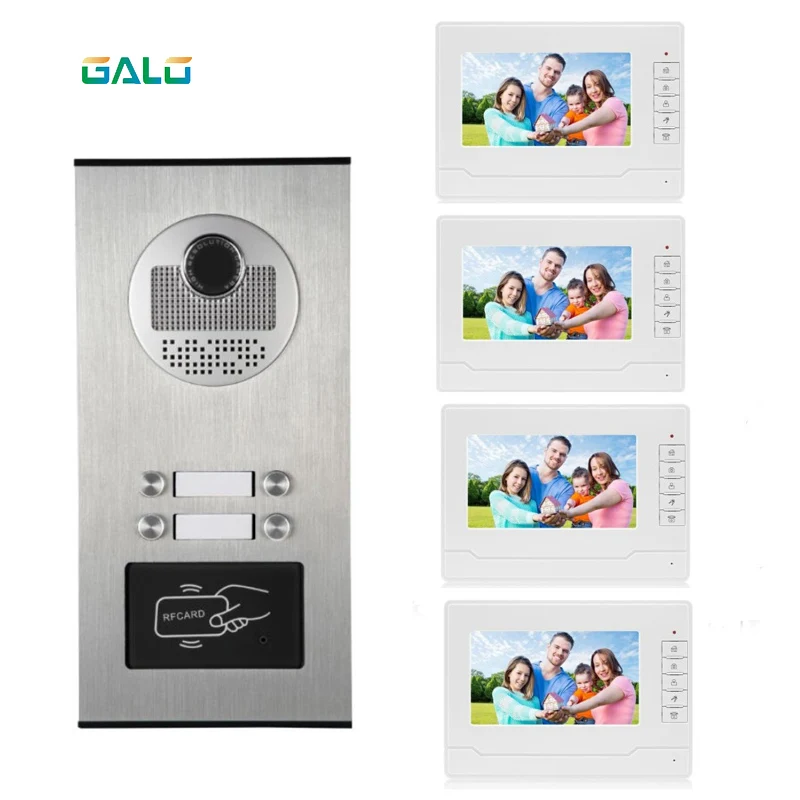 video door phone waterproof outdoor ring video doorbell gate intercom systems with camera