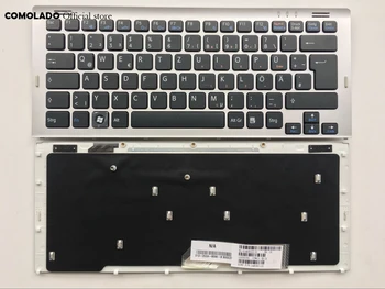 

GR Germany Keyboard for Sony Vaio VGN-SR VGN SR black and white with Silver frame Laptop keyboard GR Layout