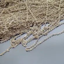 DIY ювелирных изделий-2 мм античная бронза цветная цепочка 100 м/лот