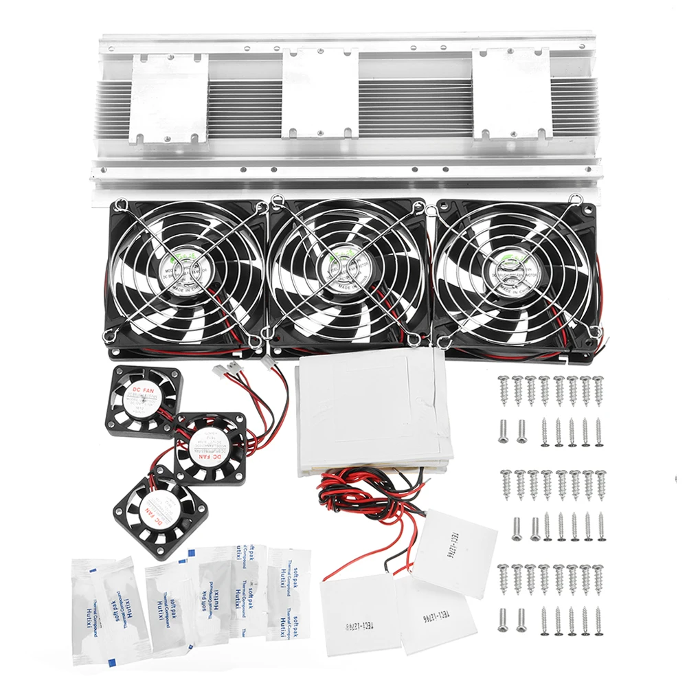 

TEC1-12706 DIY Cooling System Tricore Radiator Semiconductor Cold Production Kit Cooling Equipment